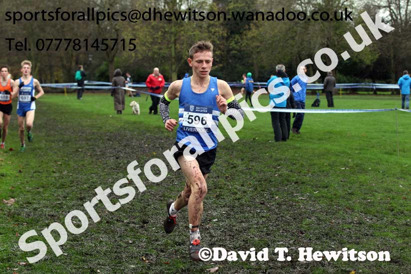Mens under-17s, British Athletics Liverpool Cross Challenge, Sefton Park, Liverpool. Photo: David T. Hewitson/Sports for All Pics
